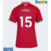 Manchester United Leny Yoro #15 Domaci Dres za Ženska 2026-27 Kratak Rukav
